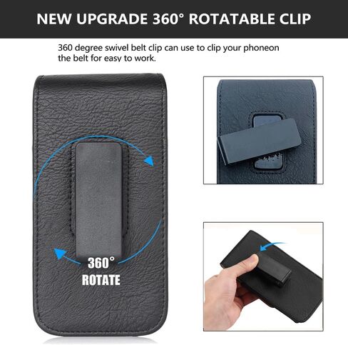 for RAZ Memory Cell Phone 2024 2025 / Jitterbug smart4 / Jitterbug smart3 Case, Wallet Case with Belt Clip and Card Holder & Magnetic Closure for Cricket Outlast 5G / AT&T Motivate Pro 5G in Saudi Arabia