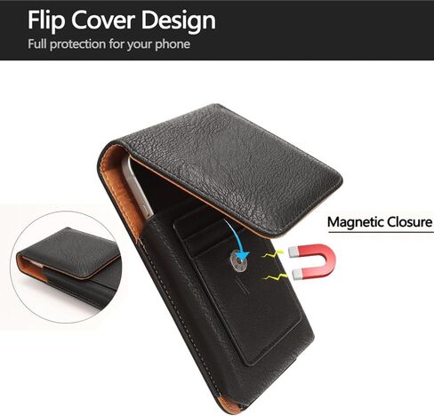 for RAZ Memory Cell Phone 2024 2025 / Jitterbug smart4 / Jitterbug smart3 Case, Wallet Case with Belt Clip and Card Holder & Magnetic Closure for Cricket Outlast 5G / AT&T Motivate Pro 5G in Saudi Arabia