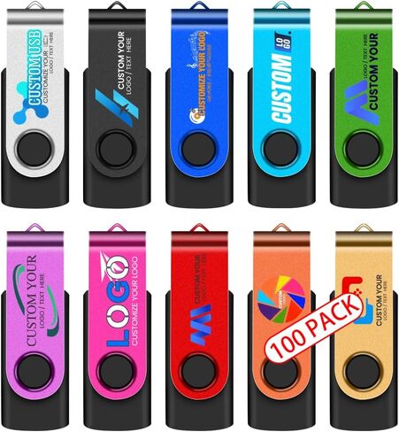 8GB 500PCS Custom USB 3.0 Flash Drives, Bulk Personalized USB Your Logo in Saudi Arabia