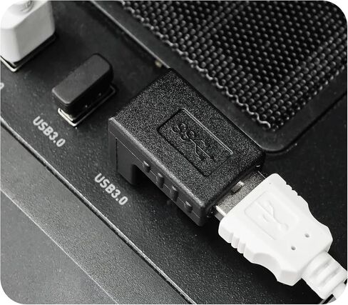 8Pcs USB 3.0 A Male to Female Adapter, Right Angle Down L Shaped Connector for PC, Laptop, Charger, Power Bank, and USB Devices in Saudi Arabia