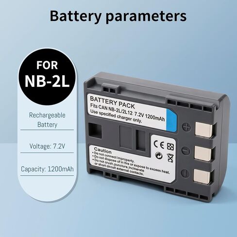 NB-2L NB-2LH Battery for Canon PowerShot G7 G9 S70 S80 S60 S50 S30 S40 S45 in Saudi Arabia