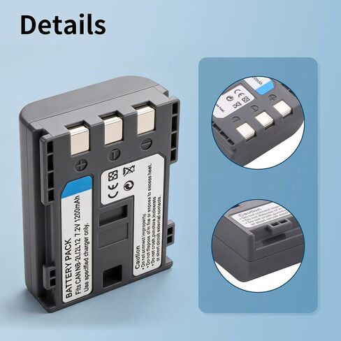 NB-2L NB-2LH Battery for Canon PowerShot G7 G9 S70 S80 S60 S50 S30 S40 S45 in Saudi Arabia