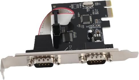 Chrees PCIe Serial Port Card, 2 Port RS232 DB9 Full Size Bracket in Kuwait