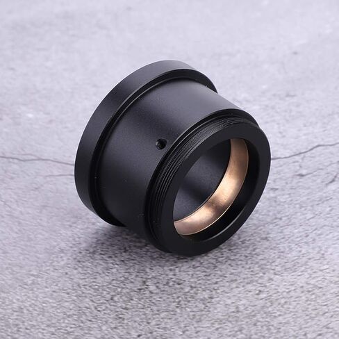 M42x0.75 to 1.25inch Telescope Adapter, Aluminum Alloy Compression Ring for Telescope Track, Black Adapter with Three Screws for Secure Fit and Scratch Protection in Saudi Arabia