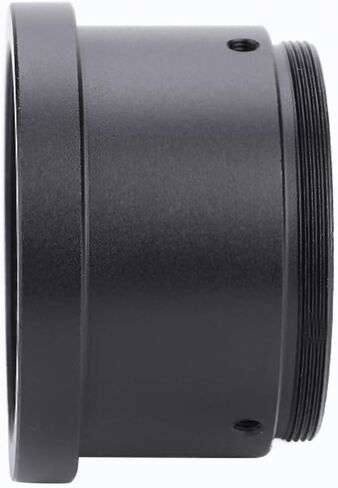 M42x0.75 to 1.25inch Telescope Adapter, Aluminum Alloy Compression Ring for Telescope Track, Black Adapter with Three Screws for Secure Fit and Scratch Protection in Saudi Arabia