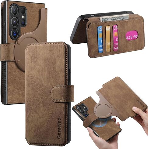 2 in 1 Wallet Case for Samsung Galaxy S26 Ultra CMG Black in Saudi Arabia