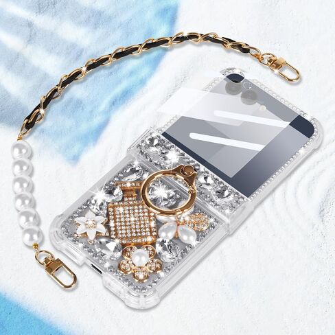 Case for Samsung Galaxy Z Flip 8 Crystal Diamond Bling in Saudi Arabia