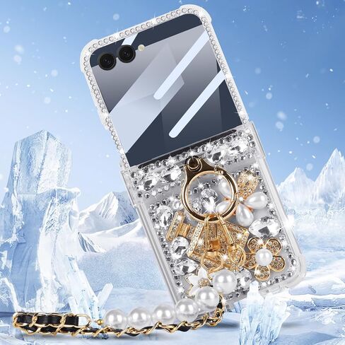 Case for Samsung Galaxy Z Flip 8 Crystal Diamond Bling in Saudi Arabia