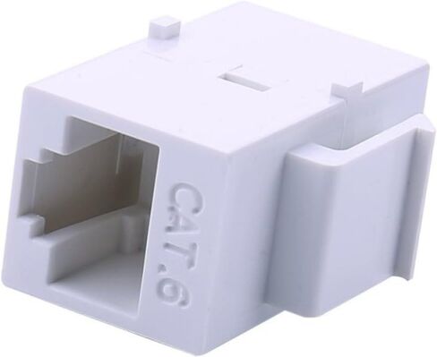 10 Pack Сat6 rj45 Keystone Network LAN Ethernet Jack Inline Female Coupler White in Kuwait
