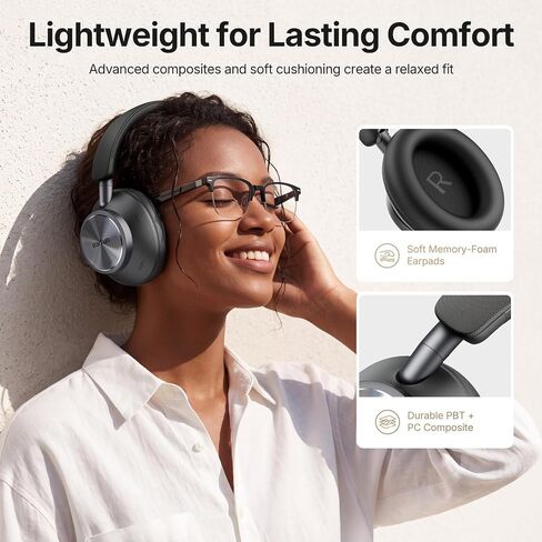 EarFun Wave Pro X Hybrid ANC Wireless Over Ear Headphones, aptX Lossless in Saudi Arabia