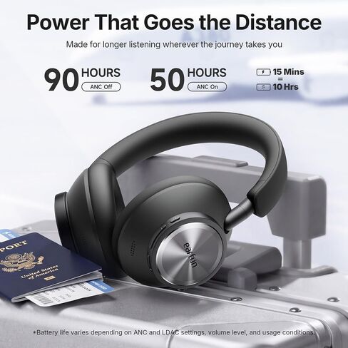 EarFun Wave Pro X Hybrid ANC Wireless Over Ear Headphones, aptX Lossless in Saudi Arabia