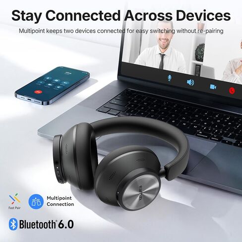 EarFun Wave Pro X Hybrid ANC Wireless Over Ear Headphones, aptX Lossless in Saudi Arabia