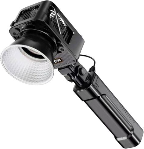 150W COB Video Light with Battery Handle, 11.4 X 8.2 X 7 Cm in Kuwait