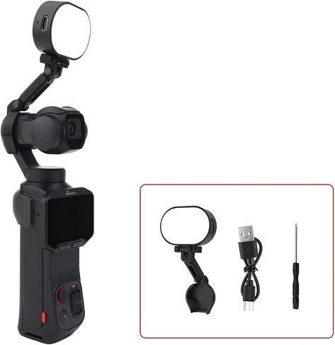 Portable Auxiliary Fill Light for Insta360 Luna Pro Camera, High Brightness Adjustable Brightness Vlog Shooting Accessory for Insta360 Luna Pro Camera in Saudi Arabia