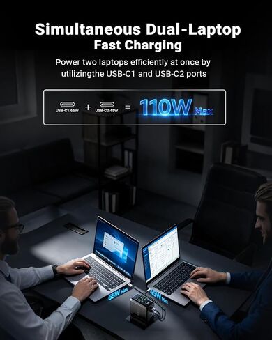 MINIX 140W Max 4-Port GaN Charging Blocks,Smart Display for MacBook Charger in Kuwait