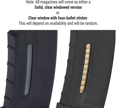 Evike Airsoft - BAMF 30rd Polymer MilSim Mag for M4-Style Series Airsoft AEGs (Color: Gray/Single) in Saudi Arabia