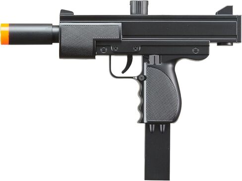 GoldenBall Airsoft SMG Spring Powered Gun 250 FPS, 18 Round Clip Airsoft Submachine Gun, Pros for Film in Kuwait