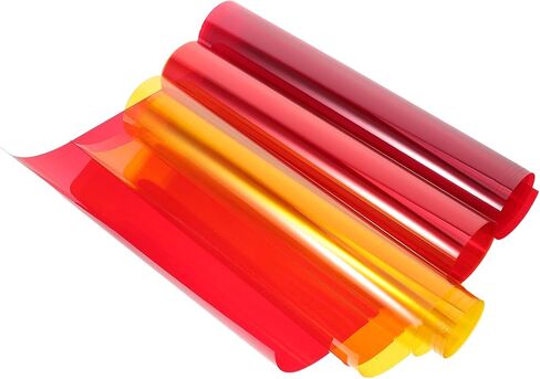3 Rolls LED Light Color Filters PET Peel and Stick Film in Saudi Arabia