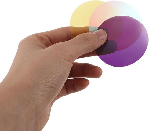 15pcs round Color Correction Gel Filter Sheets with Xmas PVC in Saudi Arabia