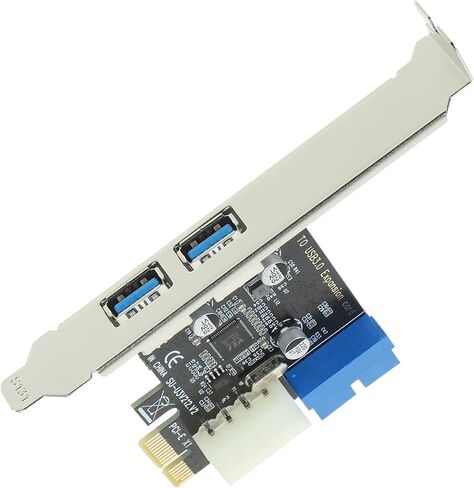 Computer Pci-e USB 3.0 Expansion Card with 2 Ports in Saudi Arabia