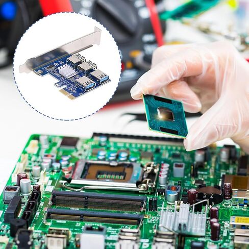1 Pci-e Adapter to Card USB 4 Copper 3.0 Expansion in Saudi Arabia