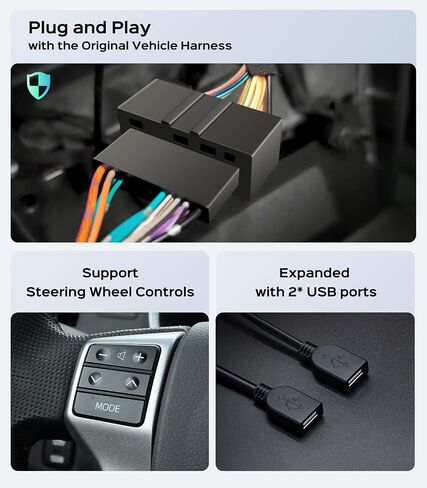 Car Radio Stereo for Toyota Tacoma 2005-2015, Wireless CarPlay Android Auto in Kuwait