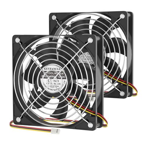12V 3-Pin 120mm DC Cooling Fan, 12V Computer Fan 2000RPM in Saudi Arabia