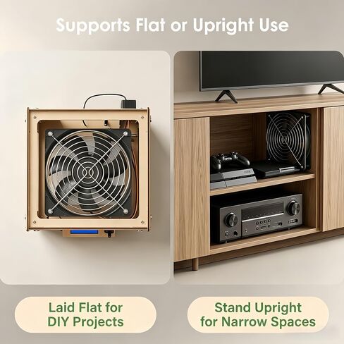 12V 3-Pin 120mm DC Cooling Fan, 12V Computer Fan 2000RPM in Saudi Arabia