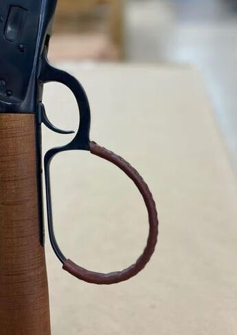 Diamond D Leather Lever Wrap DIY Kit - Brown - Fits Any Lever Action Rifle, Marlin Henry Winchester Rossi - Full Grain Leather, Handmade in Alaska, Made in USA in Saudi Arabia