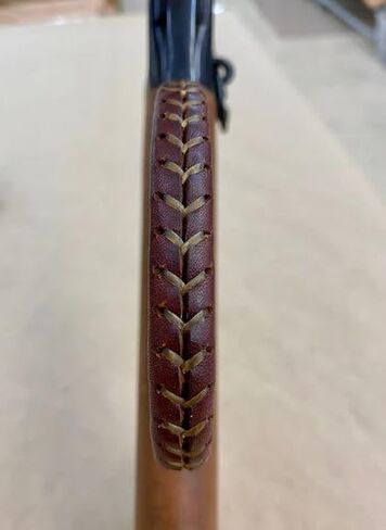 Diamond D Leather Lever Wrap DIY Kit - Brown - Fits Any Lever Action Rifle, Marlin Henry Winchester Rossi - Full Grain Leather, Handmade in Alaska, Made in USA in Saudi Arabia