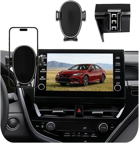 Car Phone Holder for Toyota Camry (2021-2023 2024), Dashboard Phone Mount, 360 Phone Holder Rotating, Hands Free Mobile Holder, Car Mount for iPhone, Samsung & Android, 2022 Camry Interior Accessories in Saudi Arabia