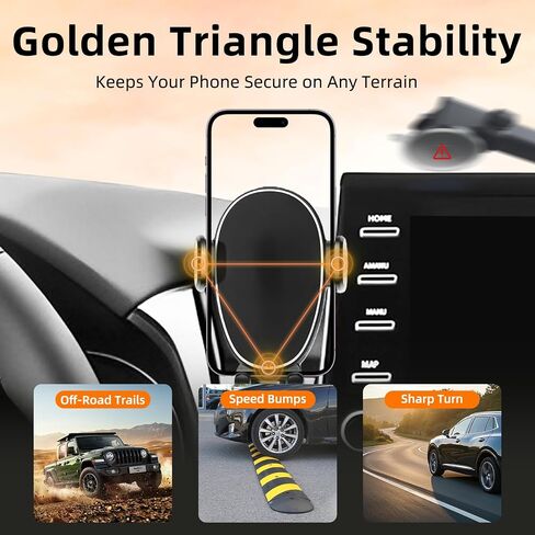 Car Phone Holder for Toyota Camry (2021-2023 2024), Dashboard Phone Mount, 360 Phone Holder Rotating, Hands Free Mobile Holder, Car Mount for iPhone, Samsung & Android, 2022 Camry Interior Accessories in Saudi Arabia