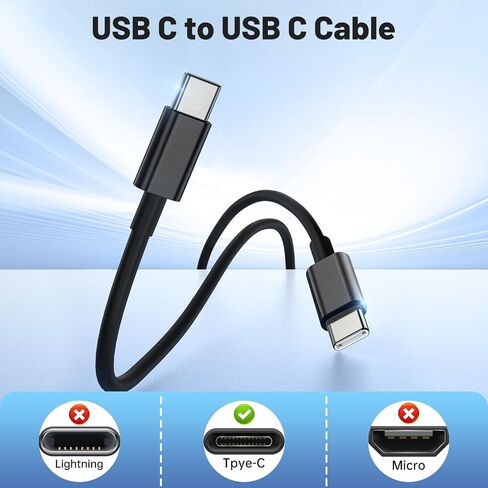 65W Super Fast Charger Type C for Samsung, 3-Port GaN USB C Charging Block PD/QC 3.0 & 6/10/10FT Cable for Samsung Galaxy S26 Ultra/S26+/S25 Ultra/S24/S23, iPhone 17/16/iPad/Mac Book/Android in Kuwait