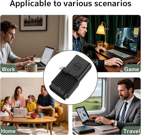 65W 45W USB C Laptop Charger Fit for Dell Latitude XPS Chromebook Inspiron in Kuwait