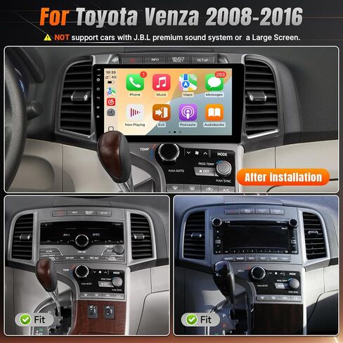 Linux Car Radio for Toyota Venza 2008-2016 Fast Boot Stereo Head Unit in Kuwait