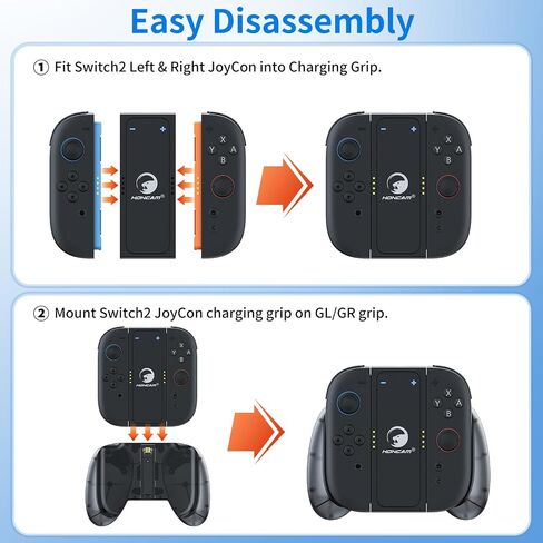 HONCAM Charging Grip for Nintendo Switch 2 Joycons in Saudi Arabia