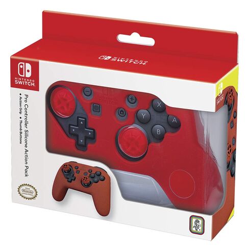 Nintendo Switch Action and Thumb Grip Pro Controller - Red in Kuwait