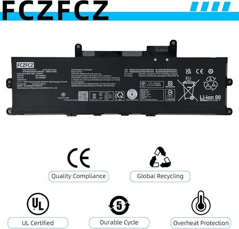 بطارية L24D3P71 57Wh 4875mAh بديلة لجهاز Lenovo ThinkPad X1 Carbon الجيل 13th 21NS 21NT 21NX 21NY/ ThinkPad X1 2-in-1 Gen 10 21NU 21NV 21Q0 21Q1 Series 5B11M90099 5B11M90100 11.7V 3-الخلايا in Kuwait
