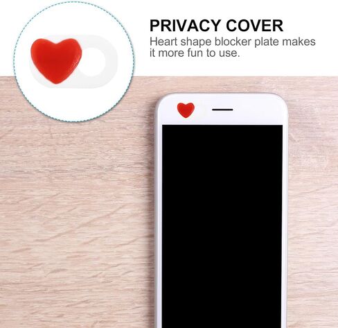 Heart Webcam Cover Slide for Laptop and Desktop, 2 Pack in Kuwait