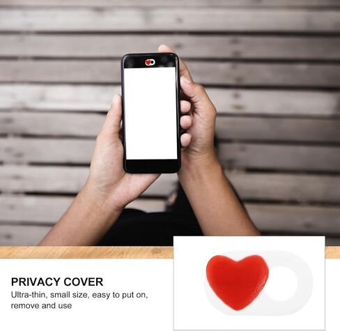 Heart Webcam Cover Slide for Laptop and Desktop, 2 Pack in Kuwait