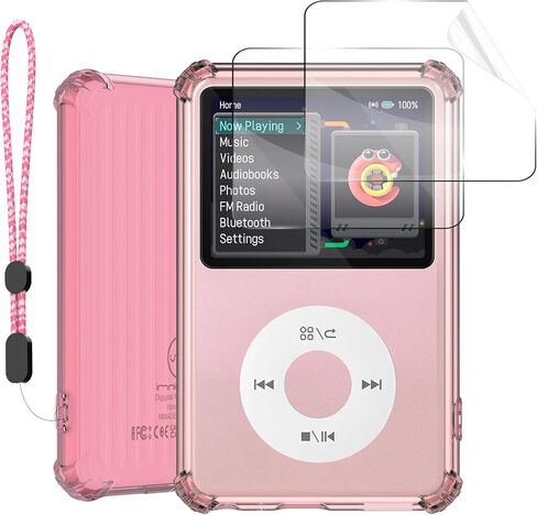 حافظة شفافة لمشغل MP3 innioasis Y1 مع واقي شاشة وحبل قصير in Kuwait