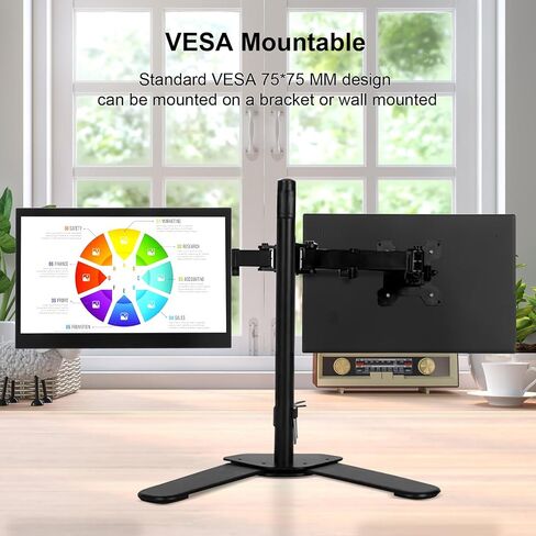 13.3" Touchscreen Portable Monitor, 1080P FHD IPS Display, USB-C & HDMI Plug-and-Play, Dual Speakers, Smart Cover & VESA Mount, External Monitor for Laptop, PC, Smartphone & Game Consoles in Kuwait