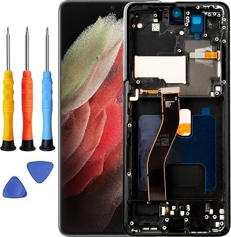 for Samsung Galaxy S21 Ultra 5G Screen Replacement with Frame in Saudi Arabia