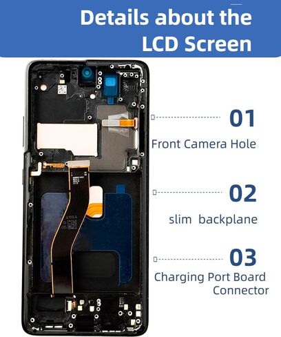 for Samsung Galaxy S21 Ultra 5G Screen Replacement with Frame in Saudi Arabia