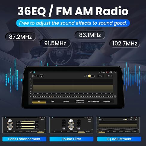 8Core 4GRAM 64GROM Car Radio Stereo for Toyota RAV4 2019-2022: 12.3 inch Android 5G WiFi Wireless CarPlay Android Auto - with GPS Navigation Upgrade(RDS High-Fidelity Sound) Head Unit in Saudi Arabia