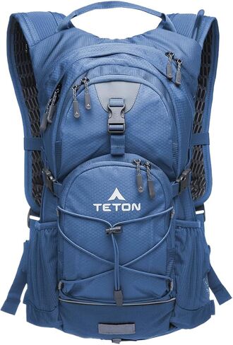 Teton Oasis Hydration Backpack – Lightweight Water Pack with Bladder for Hiking, Running, Cycling, Biking – 18L/22L Sizes – Sewn-in Rain Cover – Fits Men and Women in Kuwait