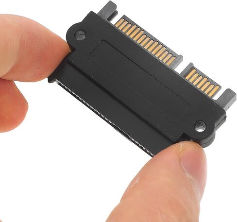 Housoutil High-Speed Converter Attached Hard Serial to Disk Drive Adapter with Plug-and-Play and Design Reliable Abs Copper Material Black for Computer Motherboard in Saudi Arabia