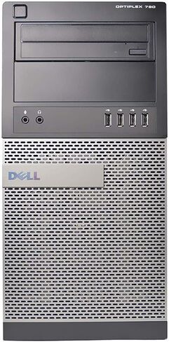 Dell Optiplex 790-MT Desktop PC, Intel Core i7, 16GB Memory, 256GB Solid State Drive, Windows 10, OD1-0234 (Renewed) in Saudi Arabia