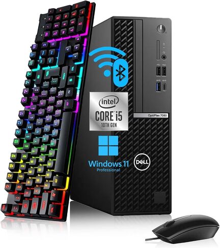 Dell OptiPlex 7080 SFF Desktop Computer, Core i5-10500, 512GB SSD(Renewed) in Saudi Arabia