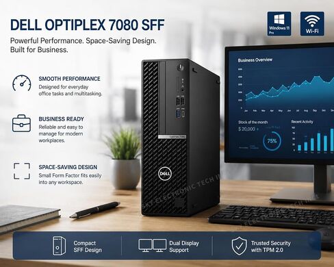 Dell OptiPlex 7080 SFF Desktop Computer, Core i5-10500, 512GB SSD(Renewed) in Saudi Arabia